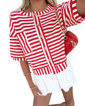 Load image into Gallery viewer, Stripe The Vaught Top
