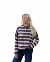 Load image into Gallery viewer, Berry Mocha Cardigan
