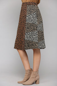 All In Spotted Skirt-