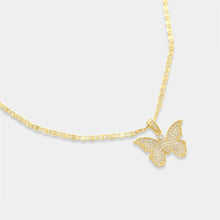 Load image into Gallery viewer, Bling Butterfly Necklace
