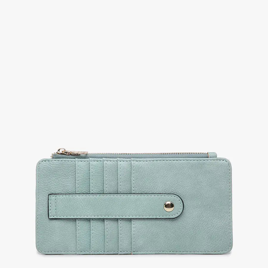 Slim Card Holder Wallet- Lt. Teal