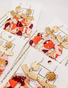 Fall Is In The Air Clay Earrings