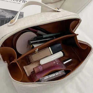 Glam Up Makeup Bag - Brown