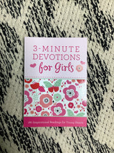 Load image into Gallery viewer, 3-Minute Devotions for  Girls
