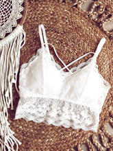 Load image into Gallery viewer, Luna Lace Bralette — White
