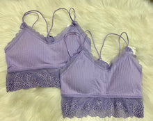 Load image into Gallery viewer, Sweetheart Silhouette Bralette — Lavender
