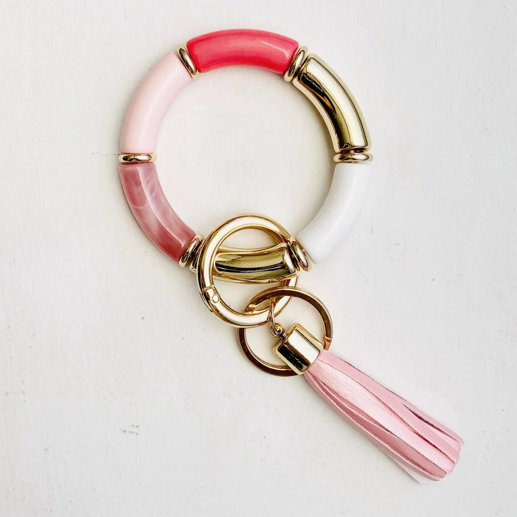 Tube Bracelet Bangle Keychain - ROSY