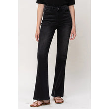Load image into Gallery viewer, Relaxed Mid Rise Flare Jeans - Black
