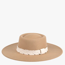 Load image into Gallery viewer, Gypsy Soul Wide Brim Hat - Tan
