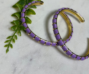 Cutest Cuff Bracelet- Purple
