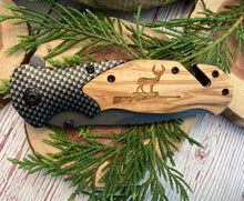 Load image into Gallery viewer, Deer Rifle Pocket Knife
