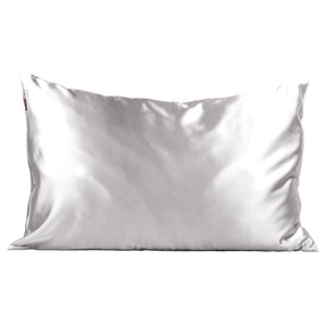 Grey Satin Pillowcase