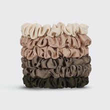 Load image into Gallery viewer, Petite Satin Scrunchies - Green
