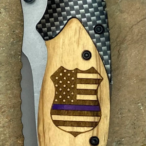 Police Badge Pocket Knife
