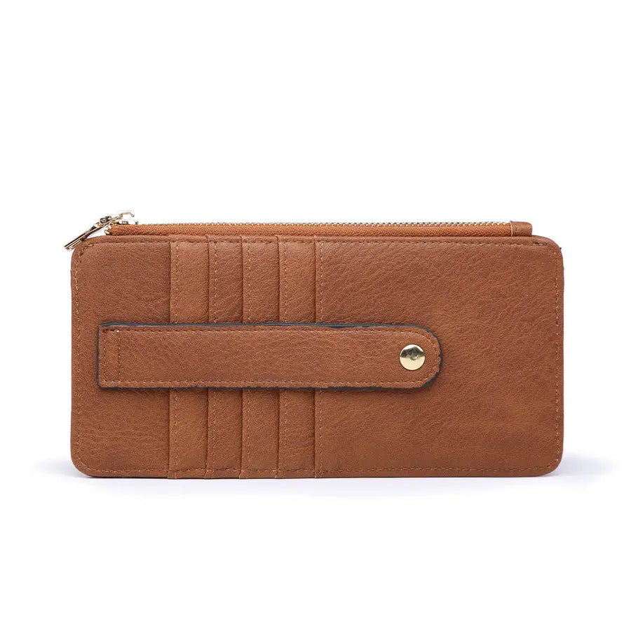 Slim Card Holder Wallet- Brown