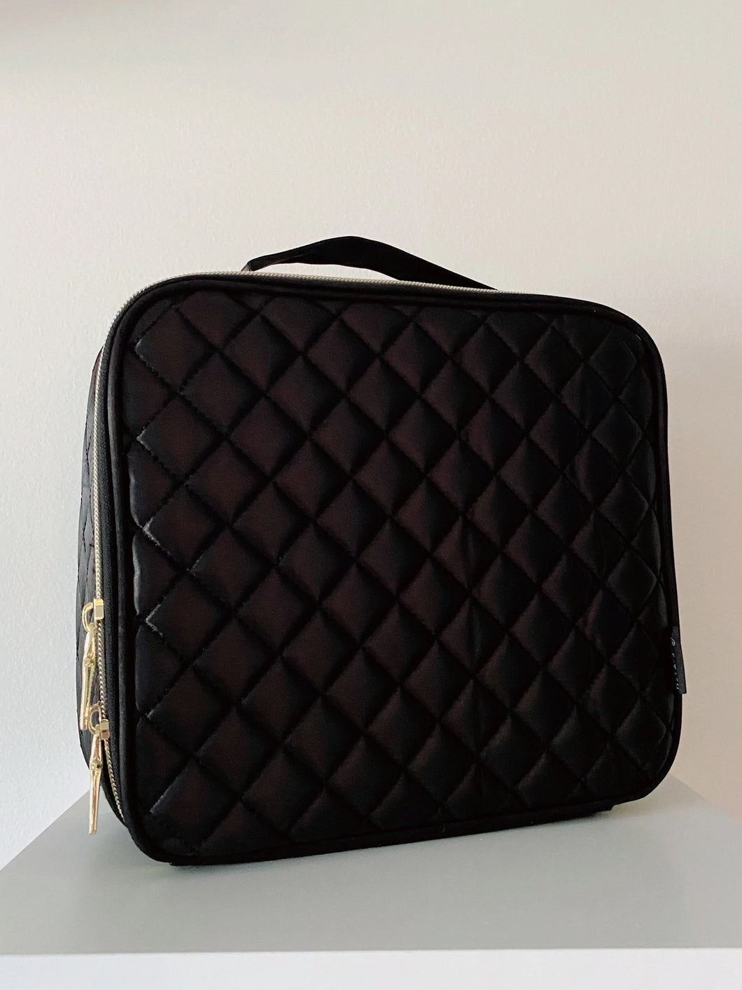 Be Glamorous Makeup Case - Blk Quilted