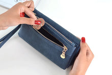 Load image into Gallery viewer, Faux Suede Wristlet
