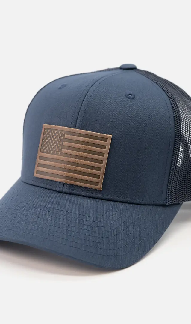 American Flag Hat - Navy