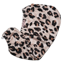 Load image into Gallery viewer, Microfiber Hair Towel - Leopard
